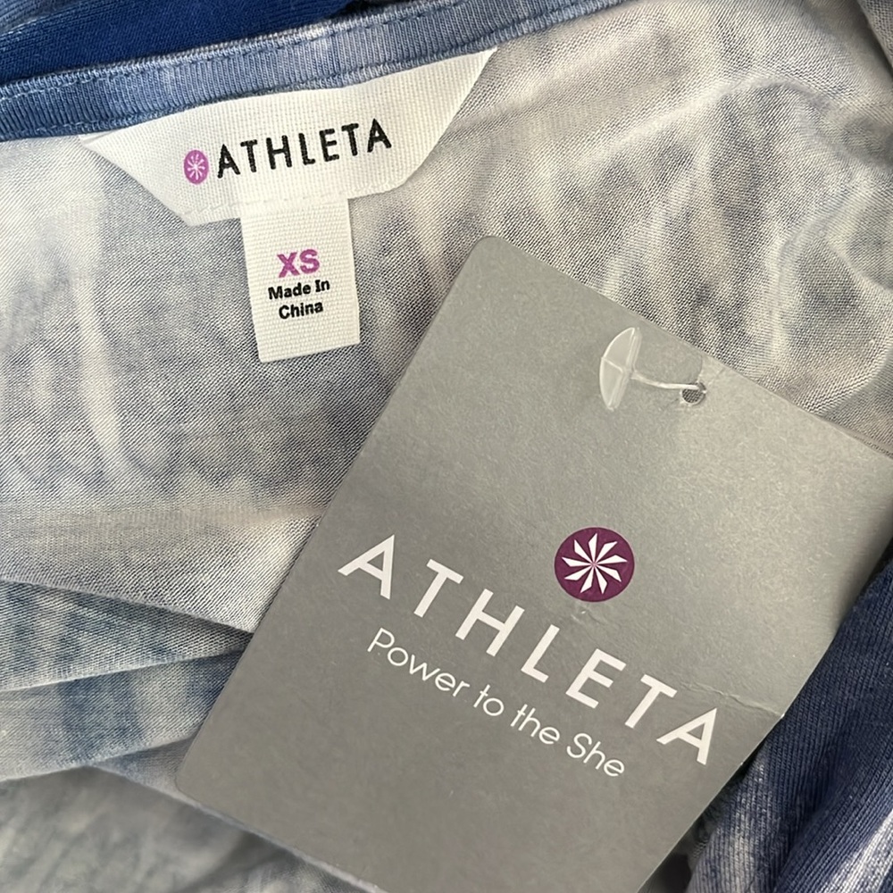 Athleta Bamboo Dolman Blue Dress - Picture 10 of 11
